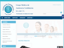 Tablet Screenshot of grupomedicoav.com